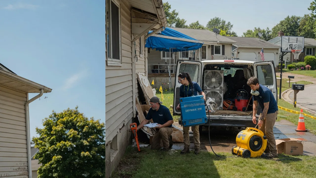 Ceiling Leak Cleanup in Lewiston, MI near me